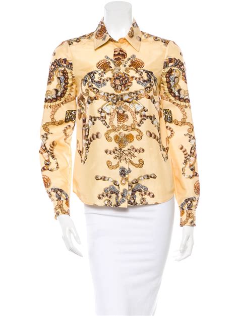 gucci silk blouse